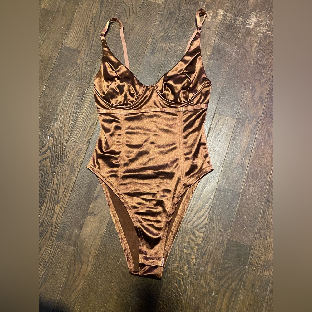 Brown bodysuit